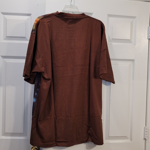 NWT! D M Z  Mens Brown Short Sleeve Good Times Graphic Tee 2XL - Picture 6 of 7